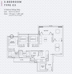 One Holland Village Residences (D10), Apartment #581752231